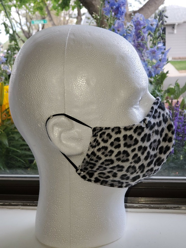 *Made In USA** Leopard Print Mask