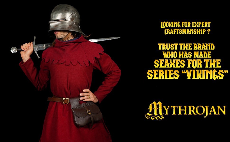 Medieval Leather Belt Bag Pouch Renaissance Cosplay Waist Bag Buckle Purse Brown