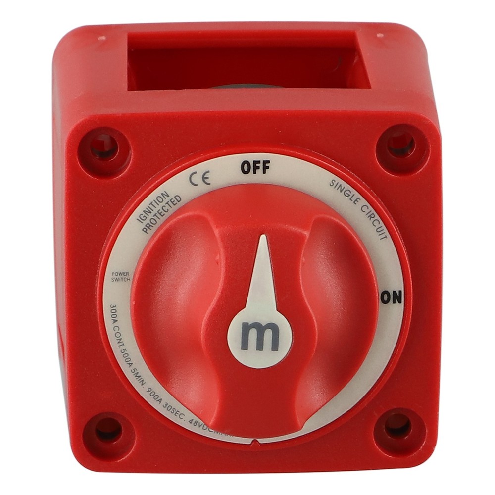 Marine Grade Battery Switch with Tinned Copper Studs and Easy Mounting