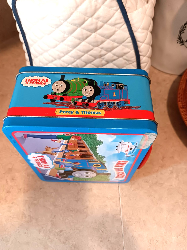 Thomas & Friends Back To School Tin Lunch Box Thomas the Train Engine Plus More