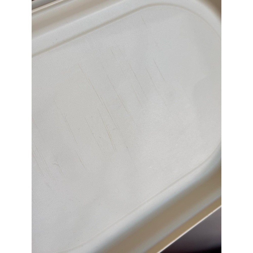 Vintage Tupperware 3 Pc Oval Server Harvest Gold Hot Cold