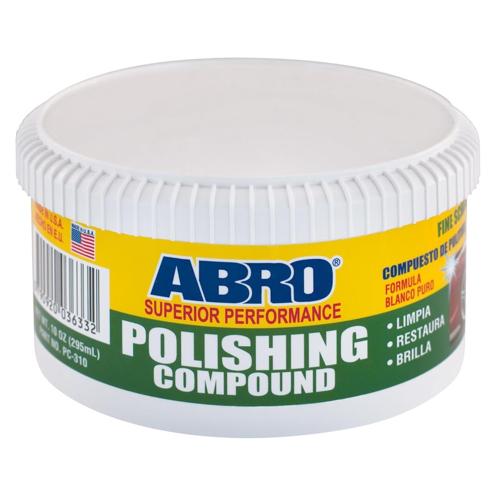 ABRO Superior Performance Car Polishing Compound 10 Oz,