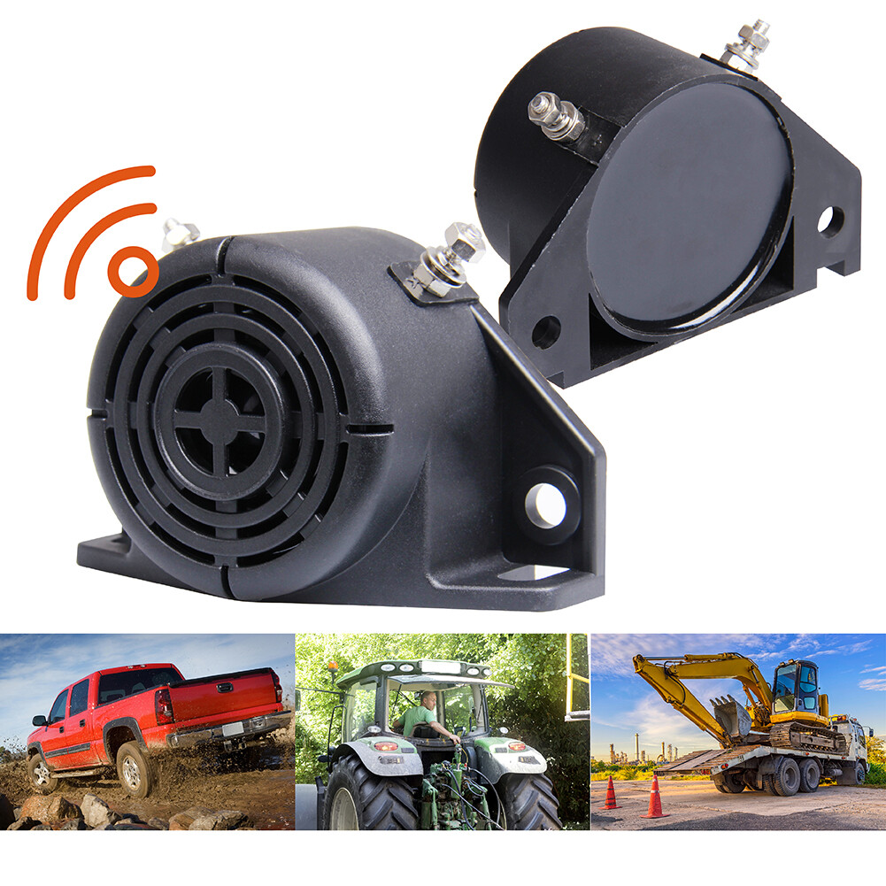 Universal 102dB Back-up Warning Alarm Beeper Reversing Horn Truck Heavy Vehicle