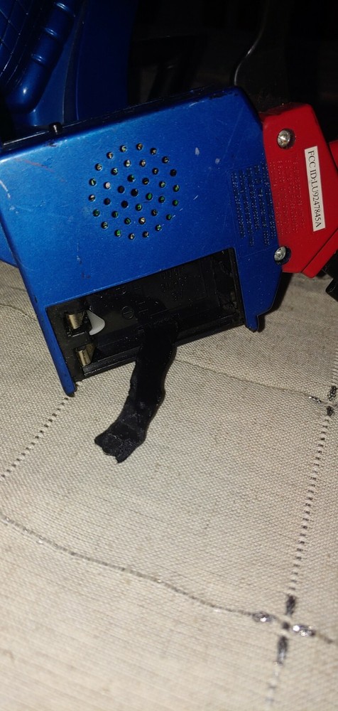 Commandobot 3 Voice Activated Remote Control Robot Headset Used