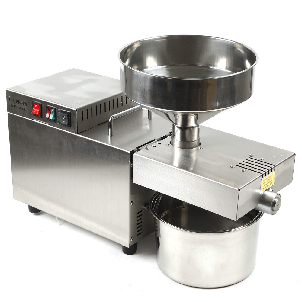 Automatic Nut Flax Seeds Oil Press Machine Kitchen Extractor 1500W LCD🔥
