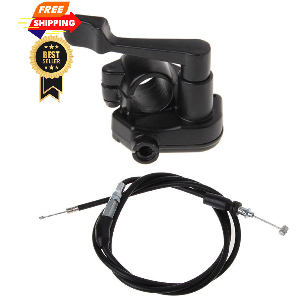 7/8'' 22mm Thumb Throttle Cable Accelerator Control Assembly for TaoTao Black