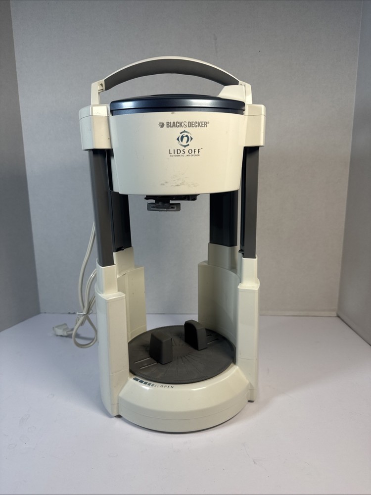 Black & Decker Lids Off Automatic Jar Opener Model JW200