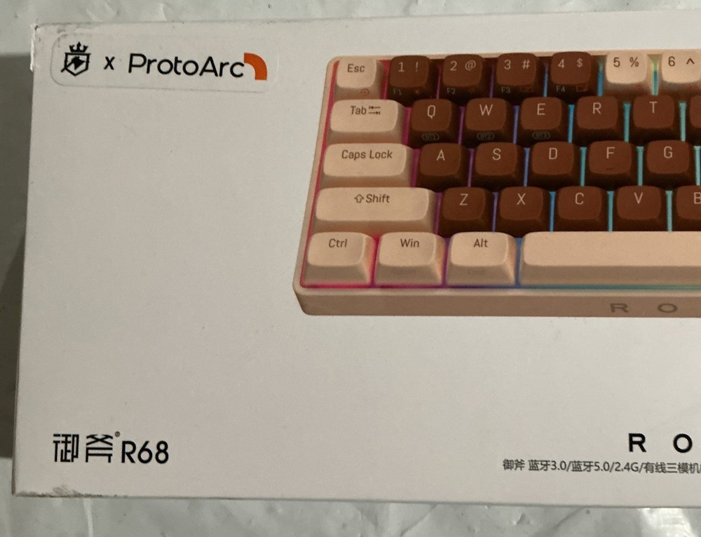 ProtoArc Royalaxe Three Mode Mechanical Gaming Keyboard R68