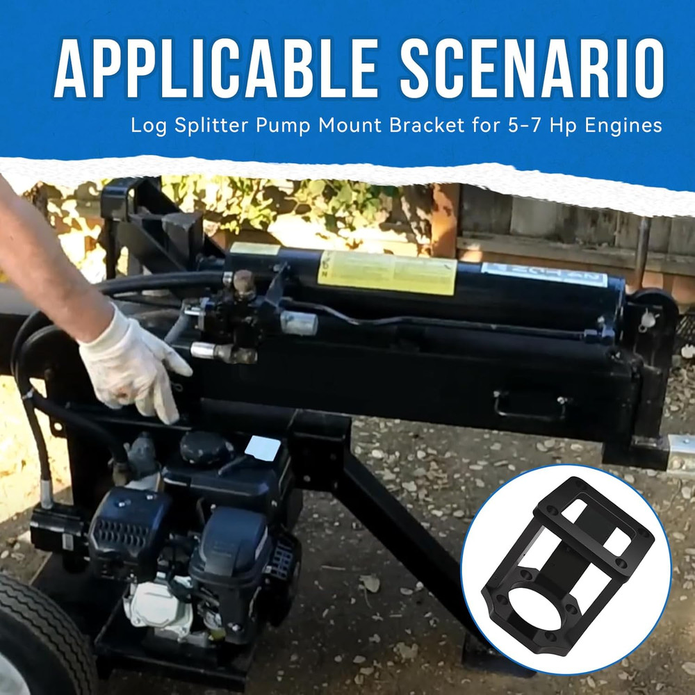 Log Splitter Replacement Brackets Compatible with 5-7 Hp Engines,Log Splitter Pu