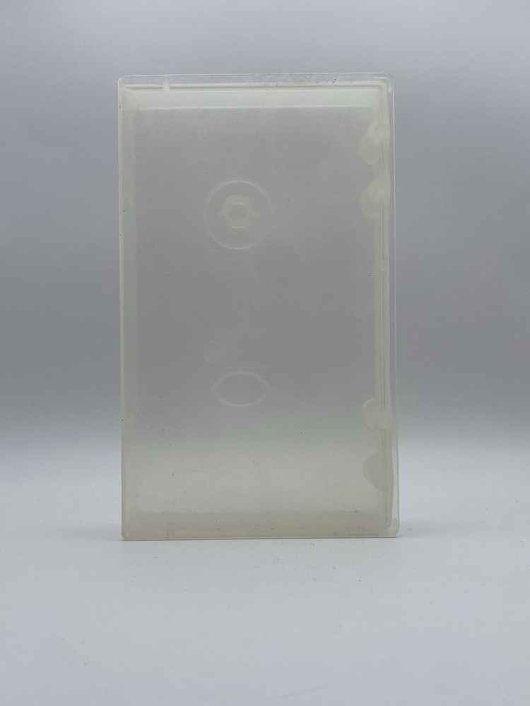 3 clear polypropylene VHS tape cases clam shell cases