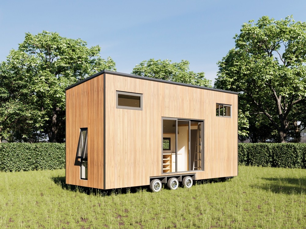 Comprehensive Plans for 25' x 7'4" Tiny Mobile Home - 233sqft