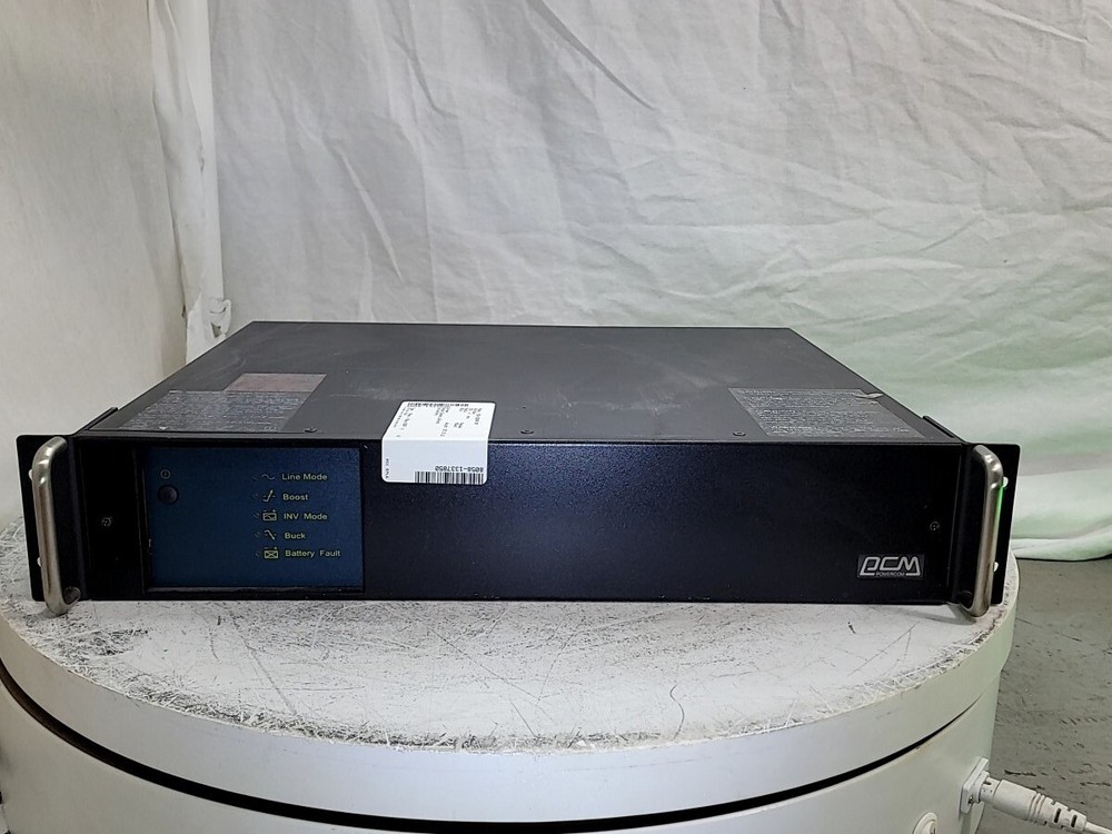 POWERCOM KIN-1500AP RM 2U Rackmount UPS 6-Outlet SEE NOTES