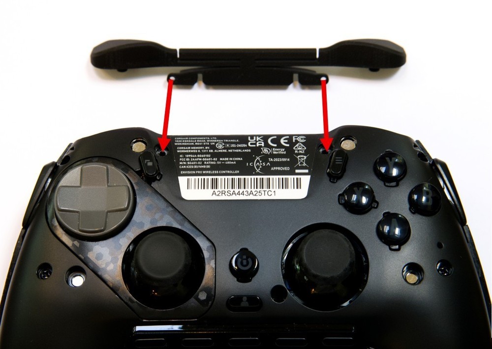 V2.0 Durable Replacement RB LB Bumpers for Scuf Envision Pro Controller - White