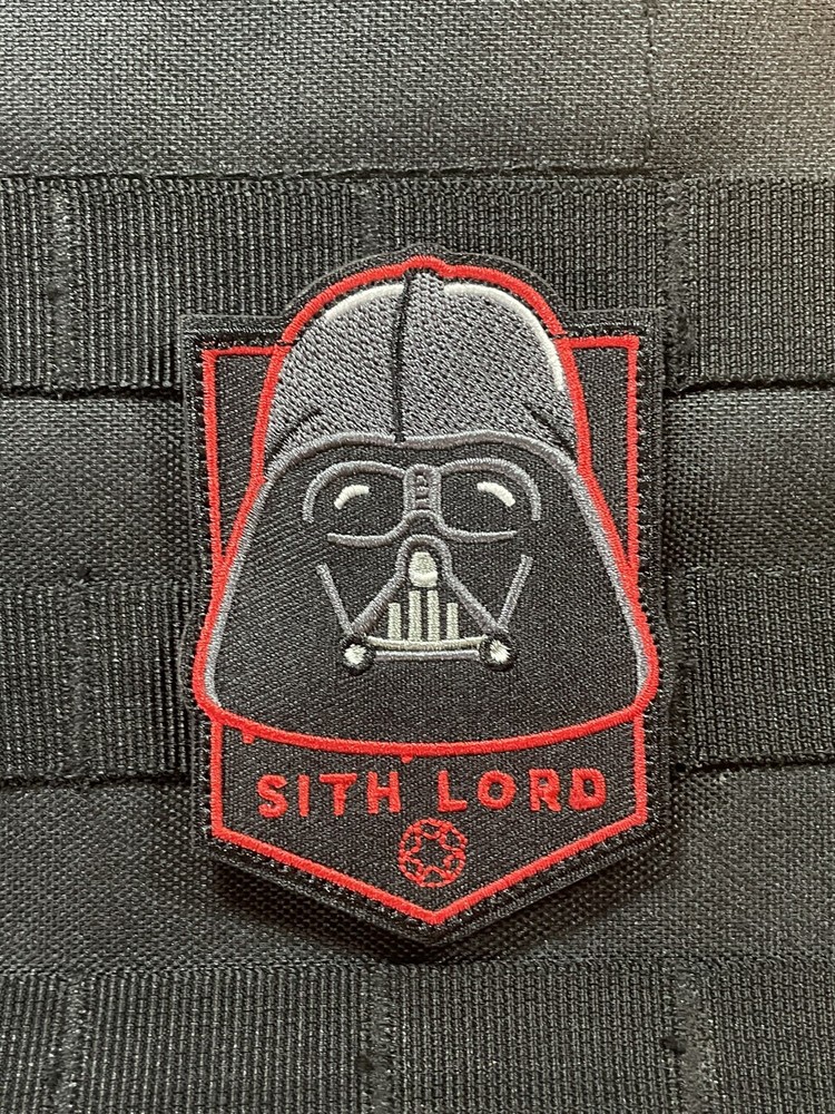 Sith Lord Darth Vader Federation Dark Side Star Wars Tactical Patch Hook Loop