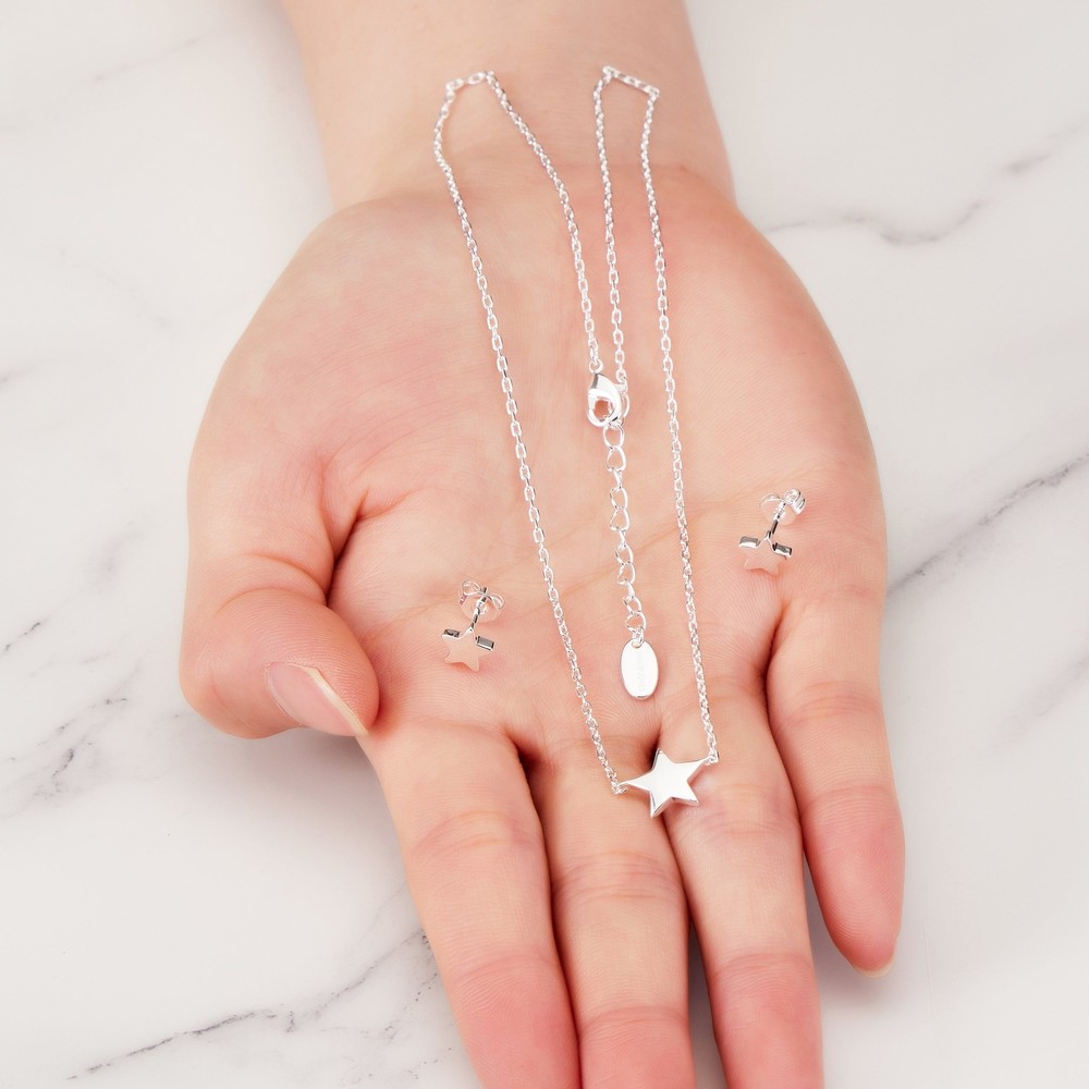 Silver Plated Star Set