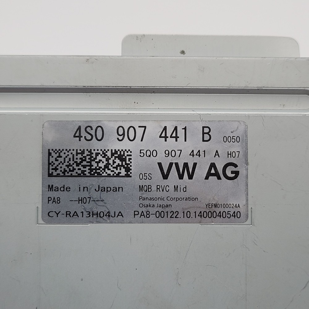 2016 2017 2018 AUDI A7 REAR CAMERA COMPUTER CONTROL MODULE 4S0907441B