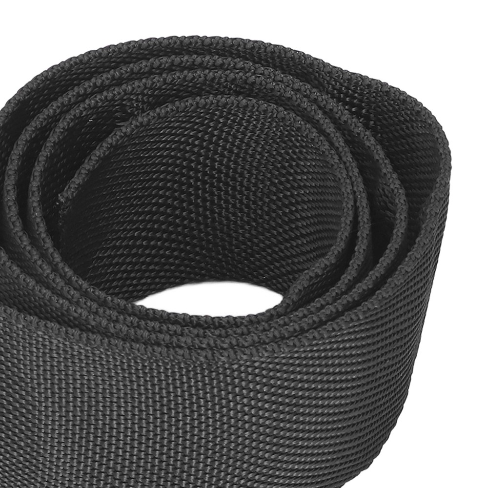 (2M) Rope Protective Sleeve Polyester Winch Rope Protective Sleeve Black