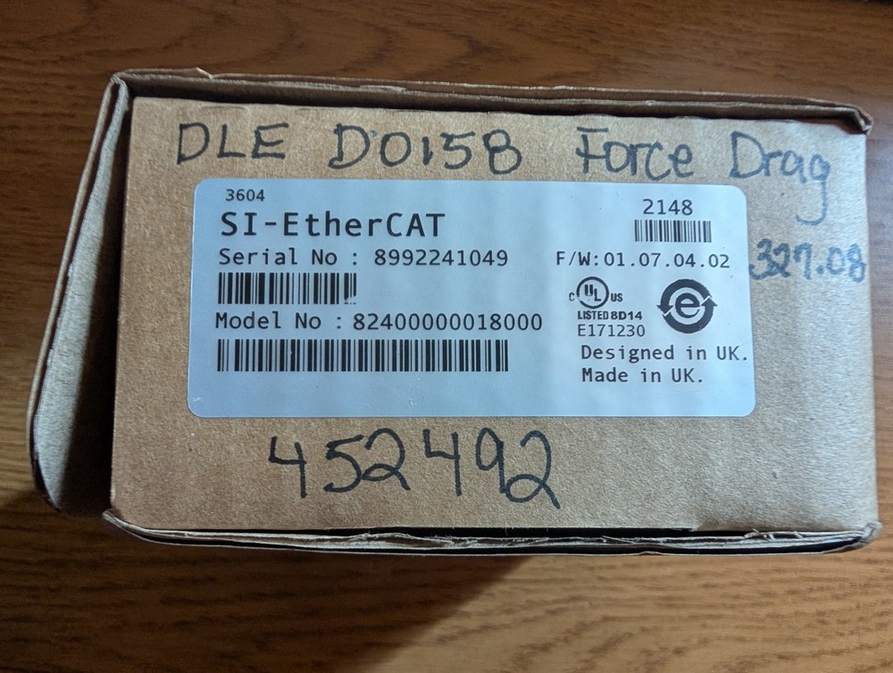 82400000018000 Control Techniques Drives EtherCAT System Integration Module