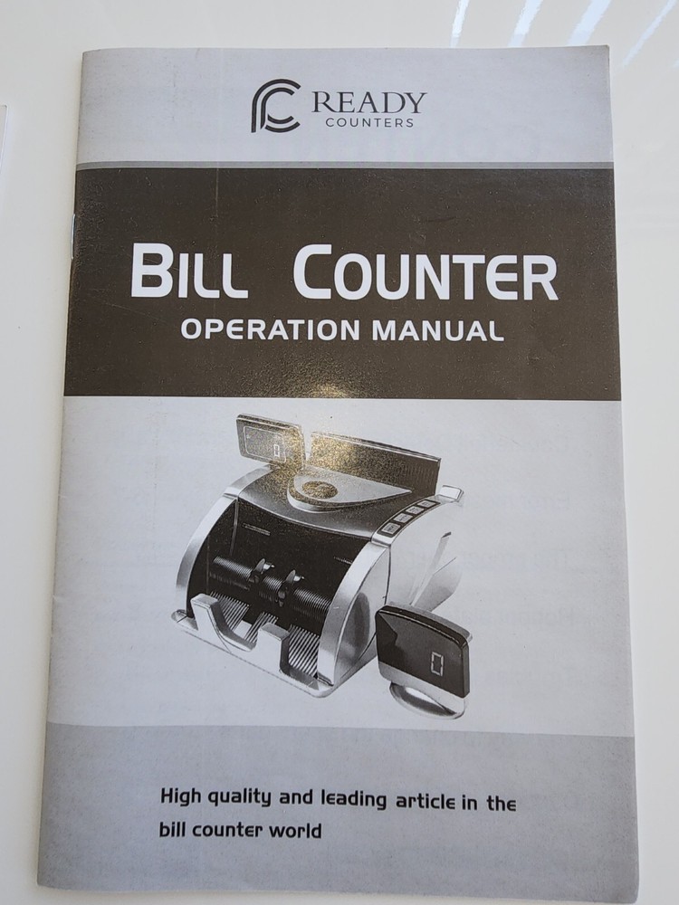 READY COUNTERS Bill Counter