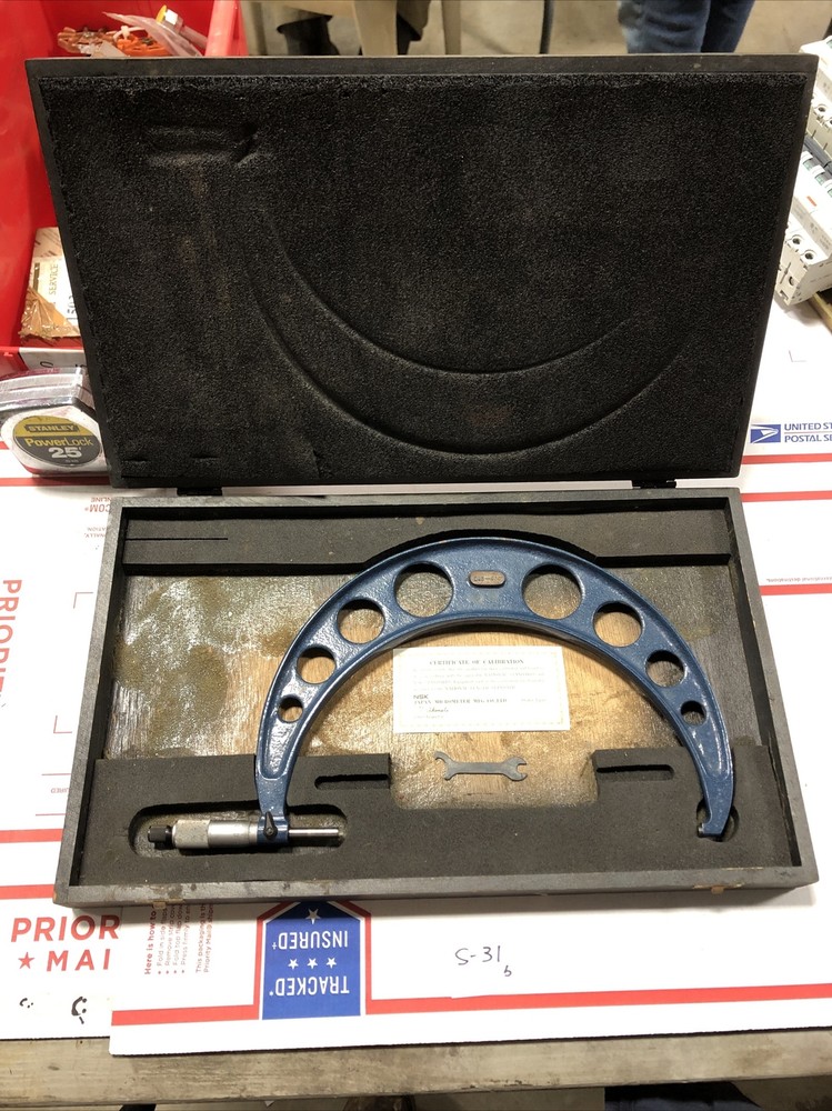 Moore & Wright 225-250mm Micrometer With Case Used
