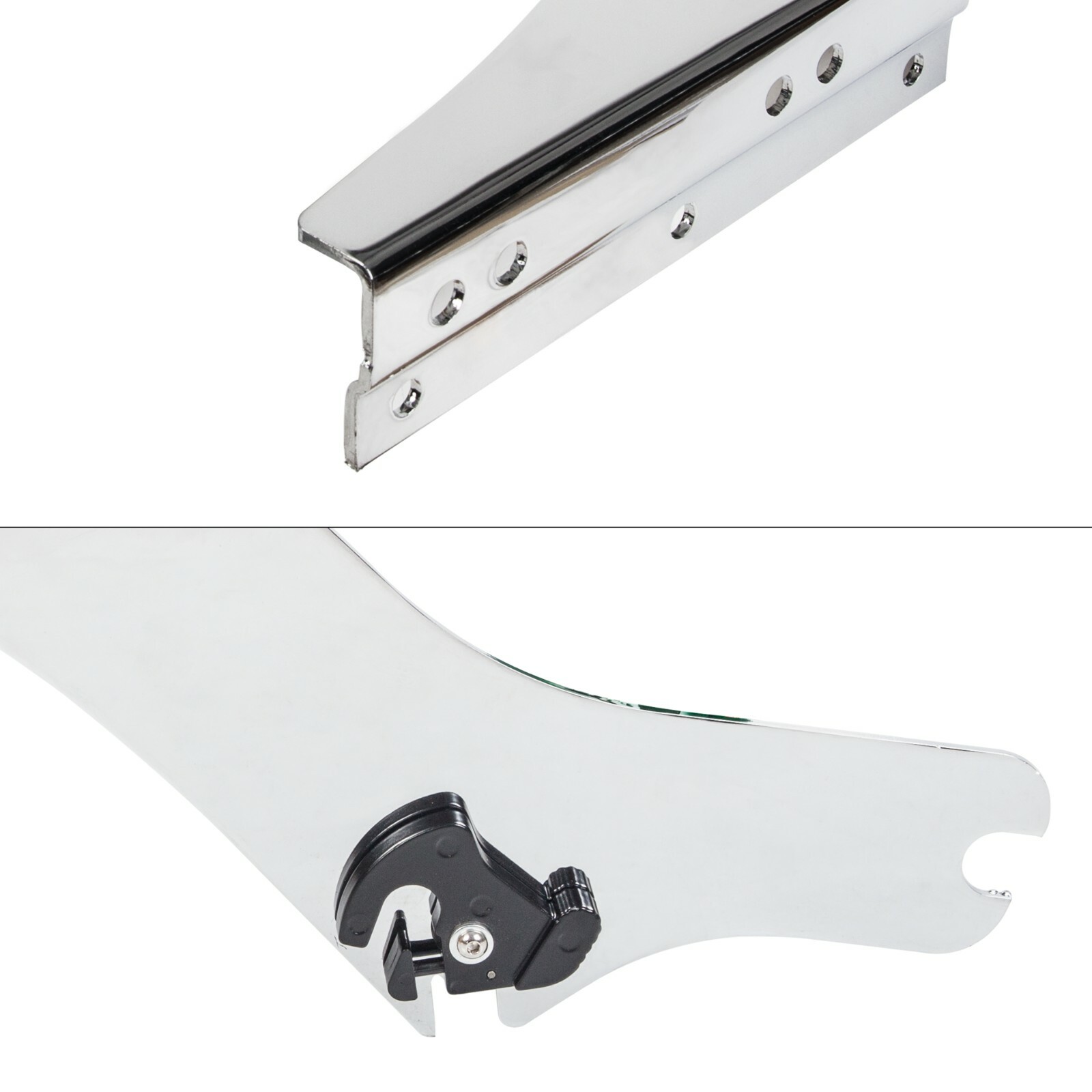 Two Up Tour Pack Pak Trunk Mount Rack For Harley Street Glide Road King 97-08