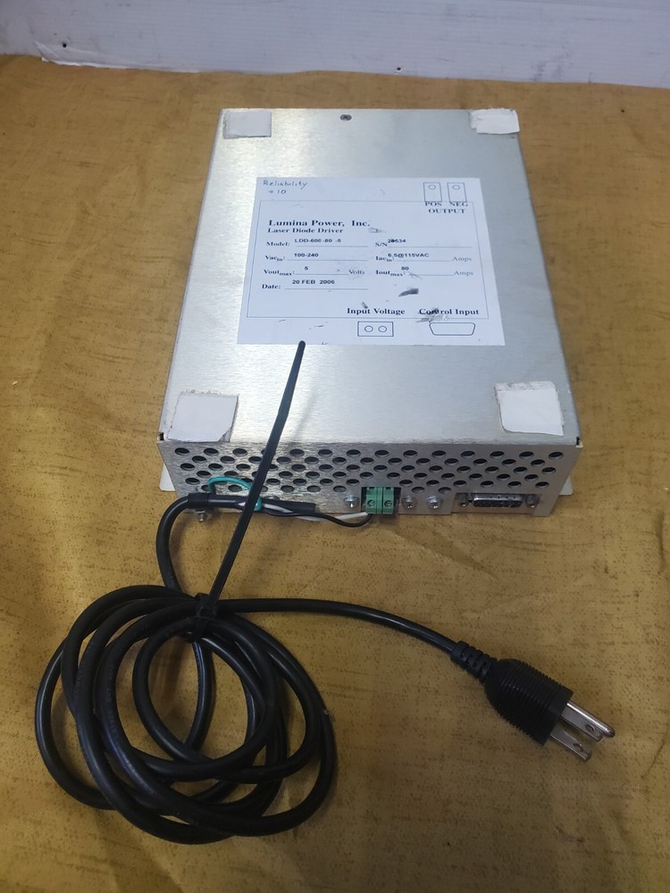 Lumina Power Laser Diode Driver LDD-600-80-5 50A