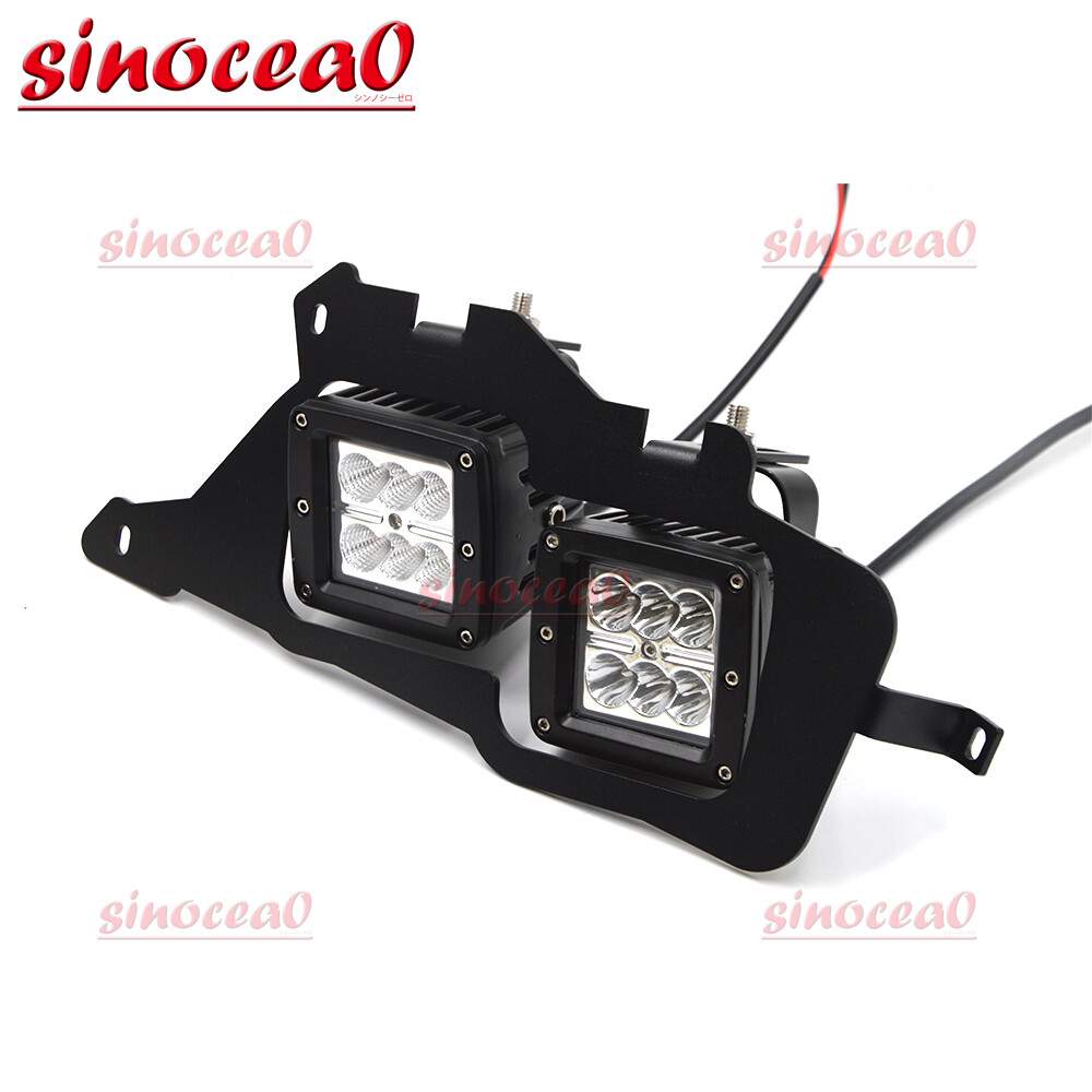 For 2014-2023 Polaris RZR 900 LED Cube Headlights Conversion Mount Upgrade Kit