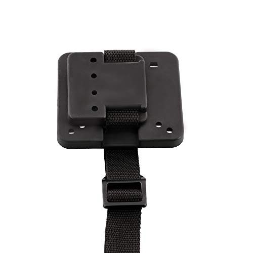 Float Tube Fish Finder & Transducer Mount - Adjustable, Durable, Black