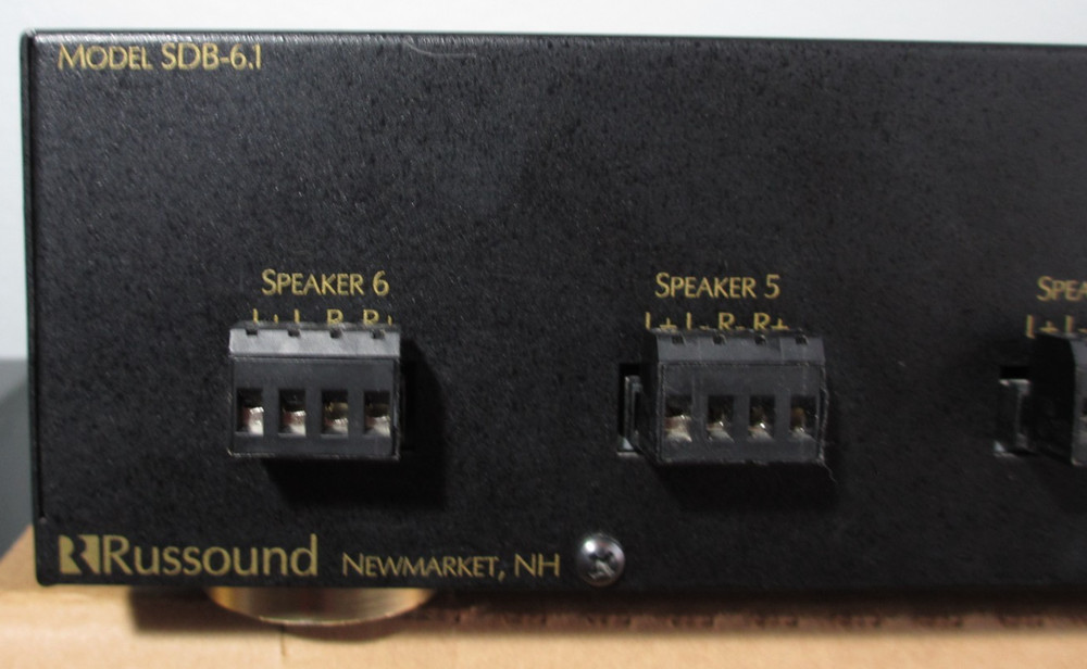 Rossound SDB-6.1 High-power 6-pair speaker selector with volume control