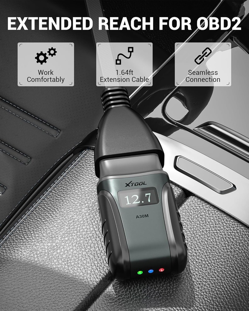 XTOOL A30M V2.0 KIT BT OBD2 Scanner Code Reader Full System Car Diagnostic Tool