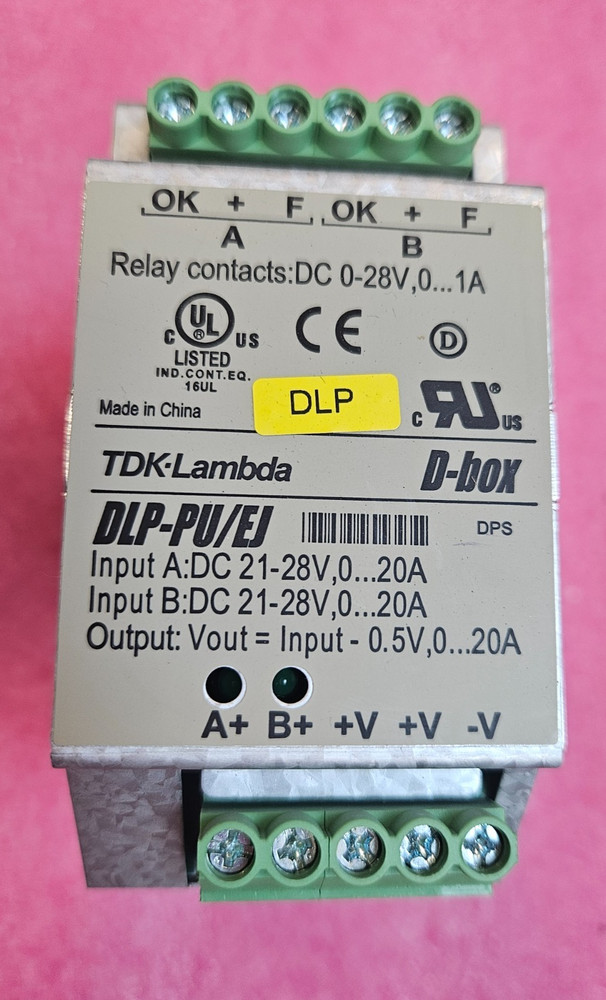LAMBDA D-BOX DUAL REDUNDANCY MODULE DLP-PU/E EHFP