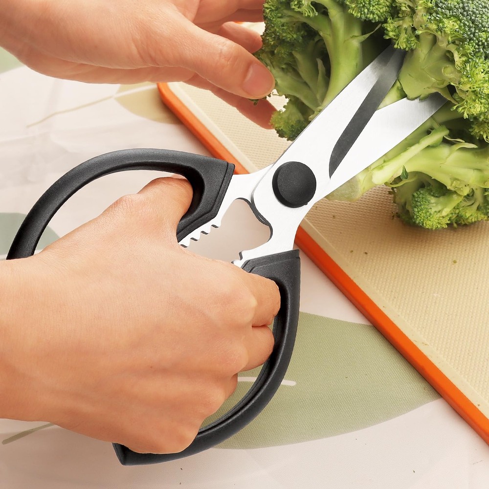 Frepxzlk Kitchen Scissors, Heavy Duty Kitchen Shears with Sharp Stainless Ste...