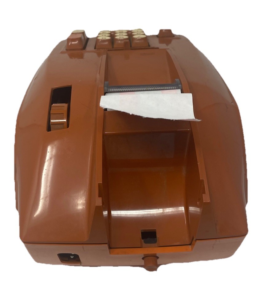 Vintage Sears Electric Adding Machine Brown Model 888.58801 Untested