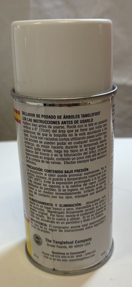 2 Tanglefoot Tree Pruning Sealer 9oz. Spray Cans For Pruning Cuts Tree Injuries