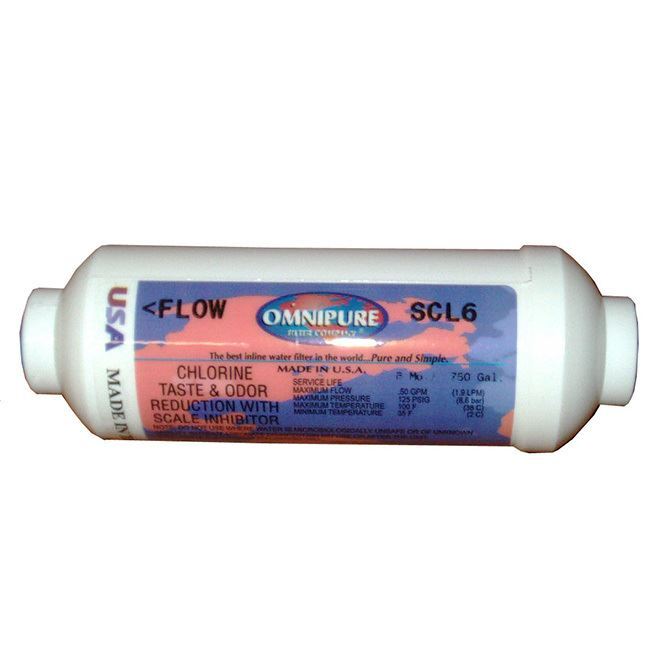 Omnipure SCL6 Inline Water Filter 1/4 FPT