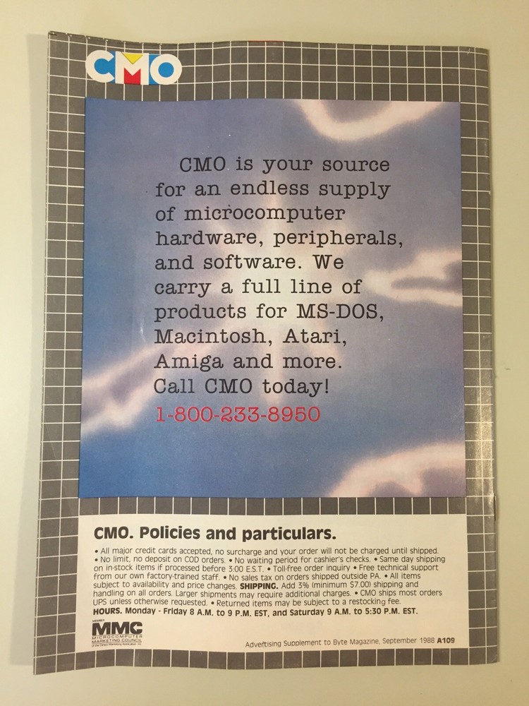 Vintage CMO Microcomputer Peripheral Catalog