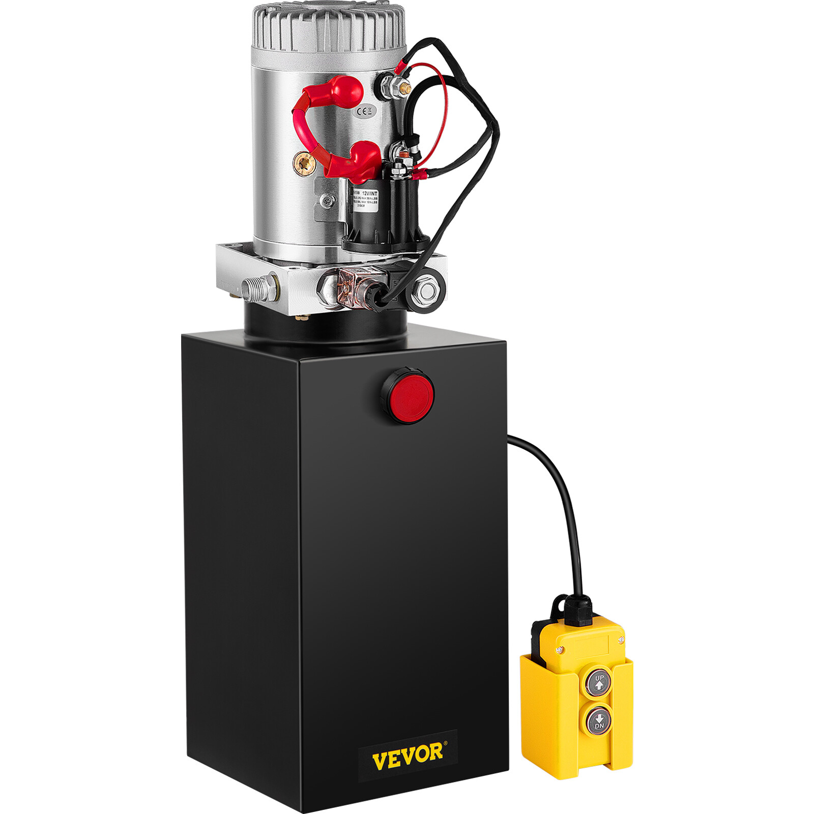 VEVOR 10 Quart Single Acting Hydraulic Pump Dump Trailer Unloading Reservoir