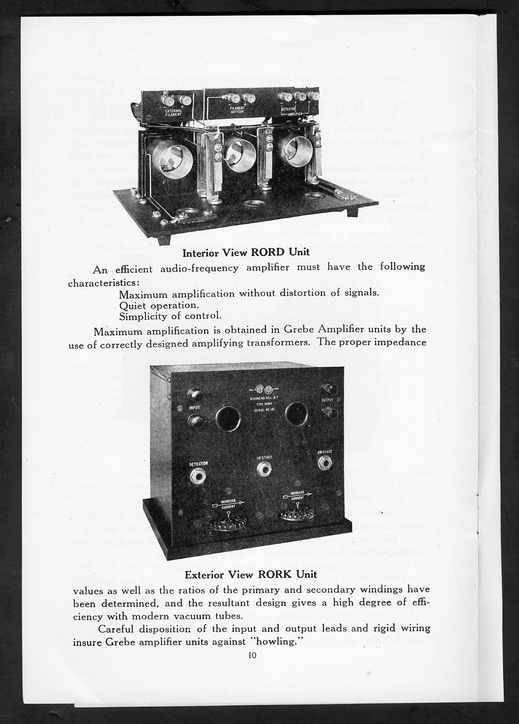 Reproduction A.H. Grebe 1922 Sales Brochure
