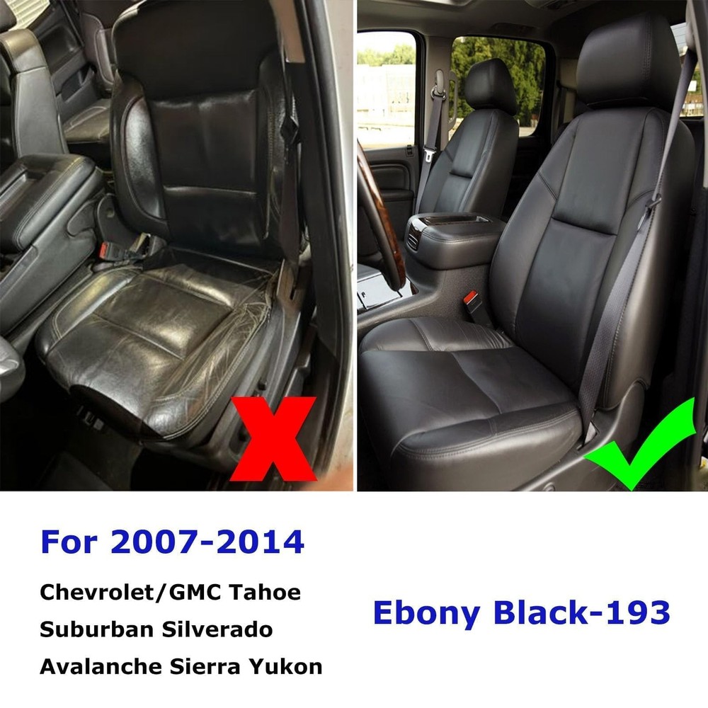 Driver Side Bottom Replacement Leather Black Driver Side Bottom & Foam Cushion