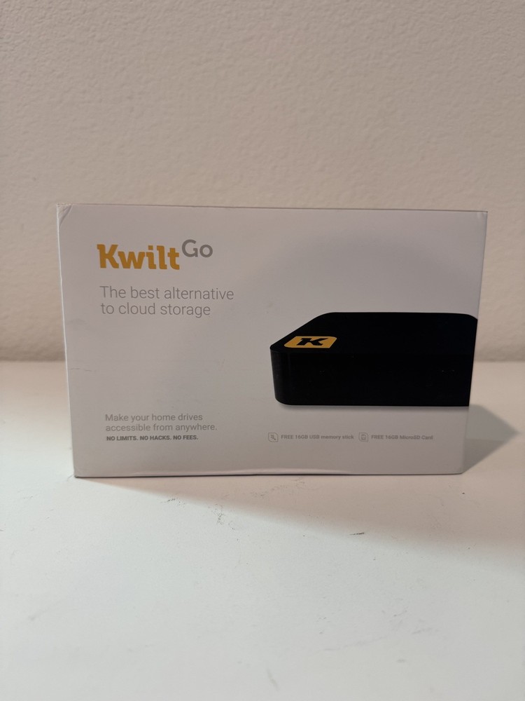 Kwilt Go Kwilt2 Personal Cloud Storage Hub - Open Box