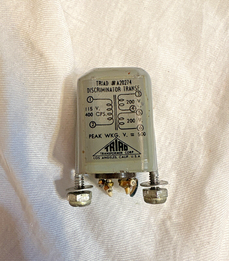 Vintage Triad A20274 Discrimination Transformer