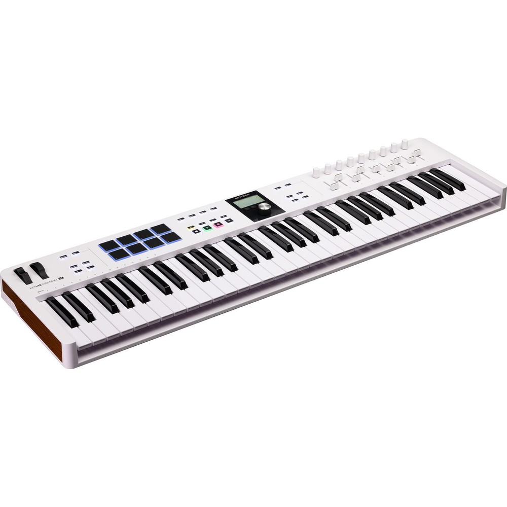 Arturia KeyLab Essential mk3 61-Key Universal MIDI Controller and Software White