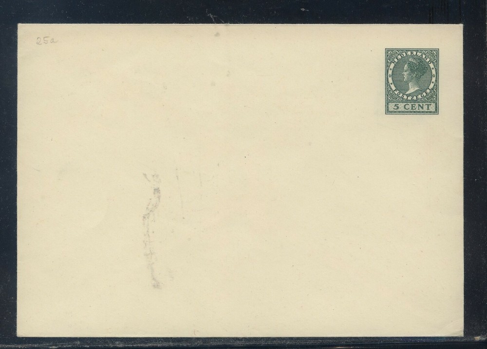 Netherlands  large  postal  envelope  unused  5  cent