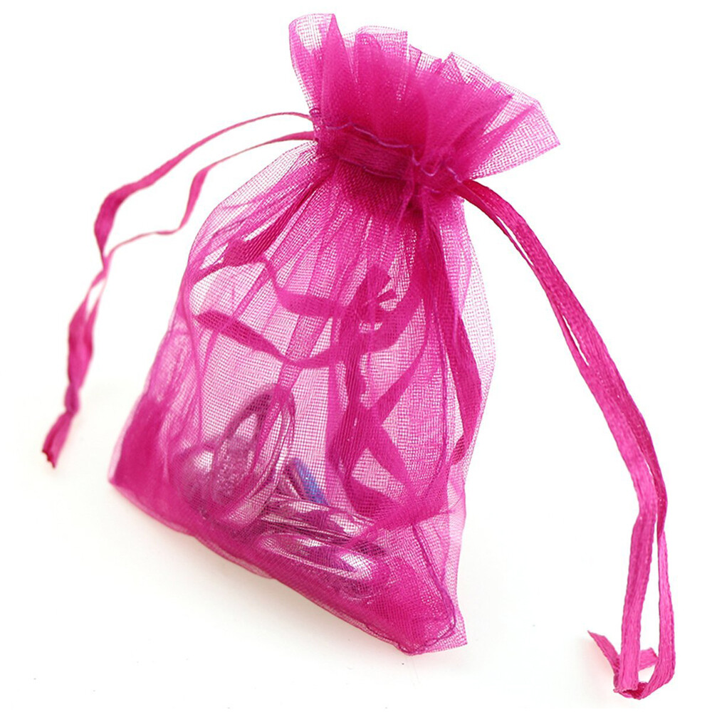 100/200 pcs Organza Gift Candy Sheer Bags Wedding Party Favor Decoration Pouches