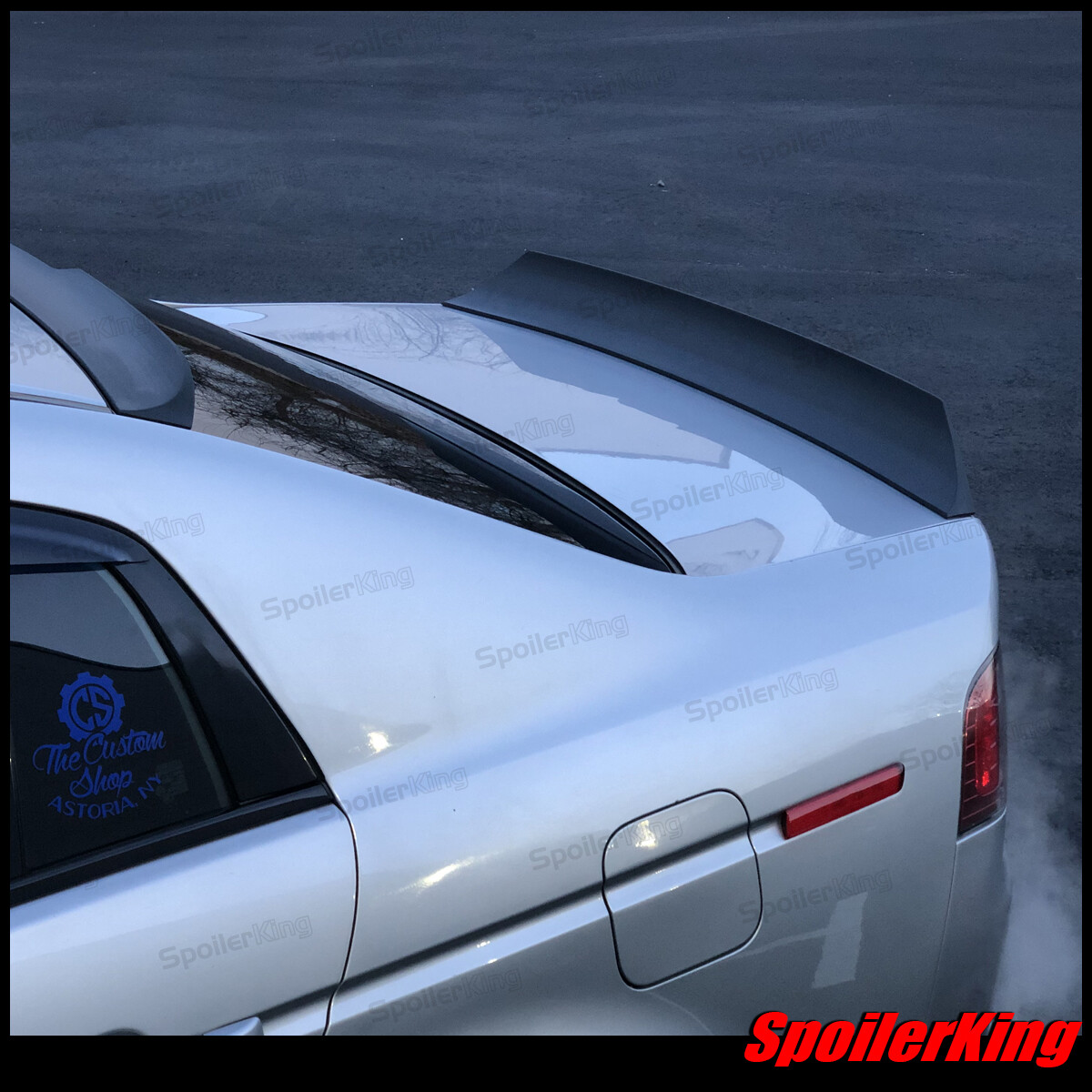 SpoilerKing 495B Universal 30"- 55" Custom Rear Polyurethane Trunk Spoiler Wing