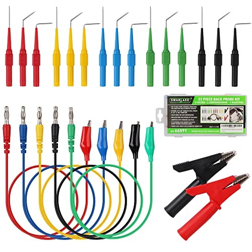 SWANLAKE Back Probe Kit, Back Probe Pin Kit 22PCS
