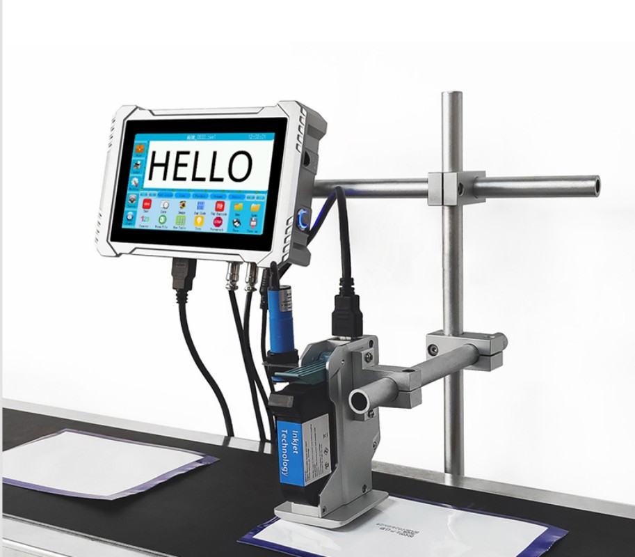 12.7mm Variable Qr Bar Code Online Inkjet Printer Automatic Thermal Printer