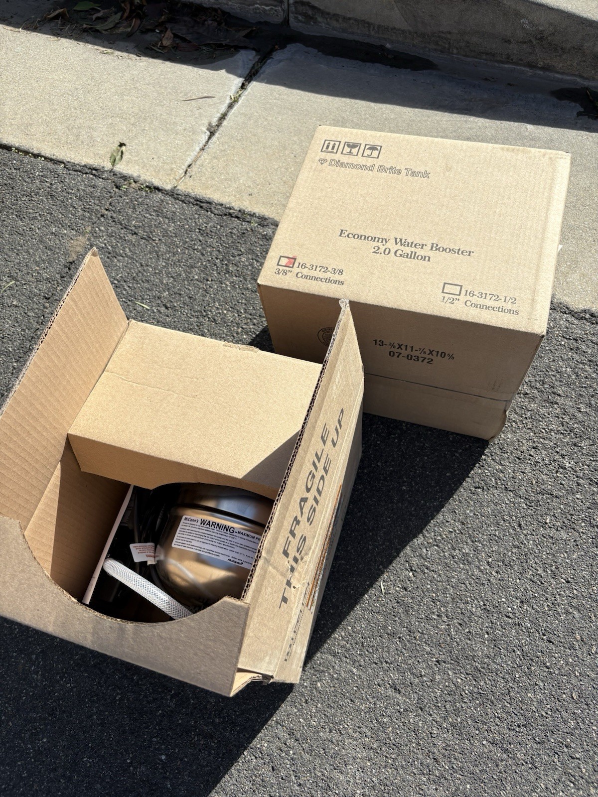 McCann's 2.0 Econo Booster, MTJ 2 Gallon Water Boost System