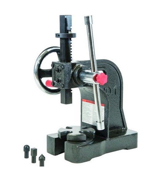 CH Hanson 9661101 Single Leverage Arbor Press, 1 ton Capacity