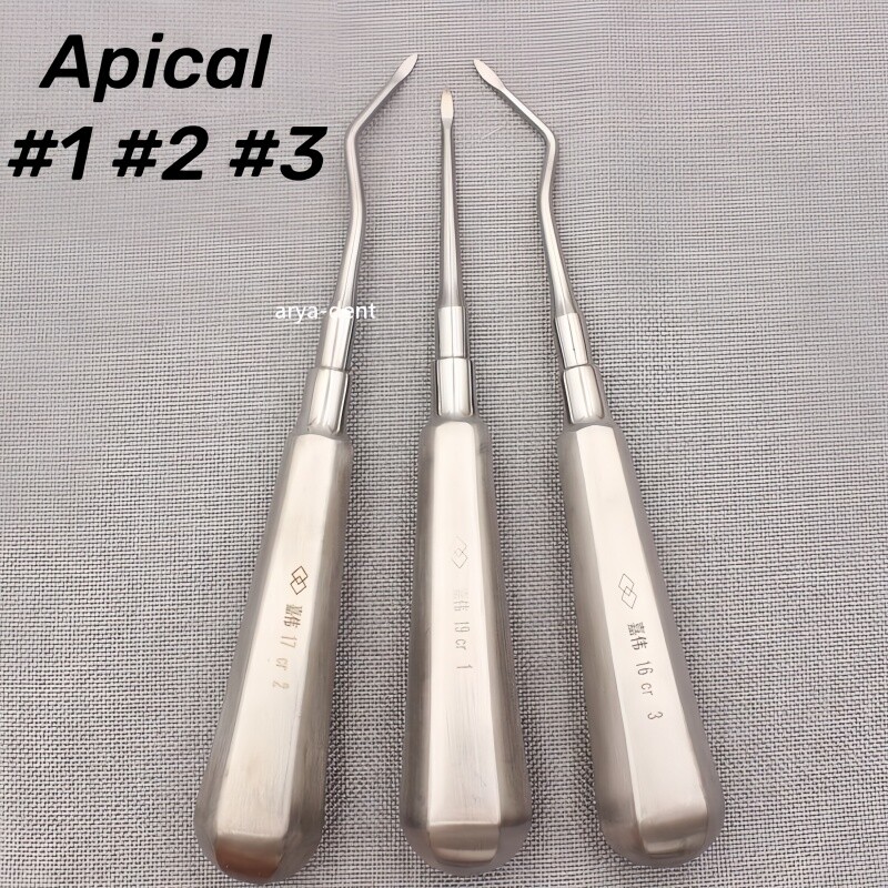 Dental Luxating Apical Elevators Teeth Root Tip Extraction Forceps Instruments